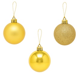 [230042106] Bola navidad 6cm 20pcs dorado