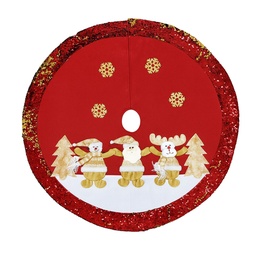 [230042286] Base árbol navidad 120cm rojo