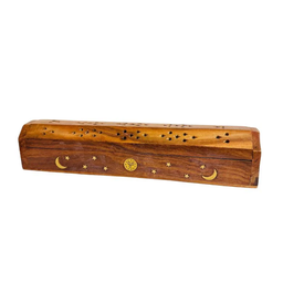 [230043778] Porta Incienso Baul Madera 30x5,5x6,5cm