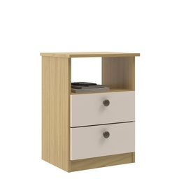 [230044045] Velador 2 cajones Canary/Off white