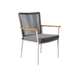 [230045358] Silla comedor terraza Concord gris oscuro